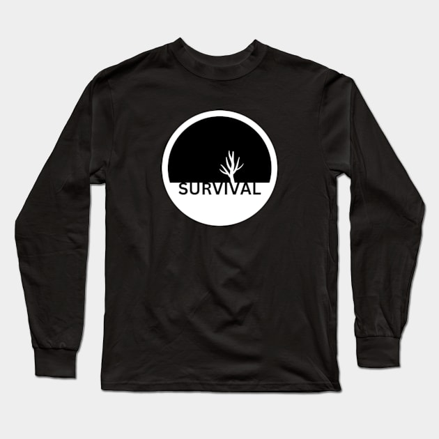 Survival Long Sleeve T-Shirt by Desert Owl Designs